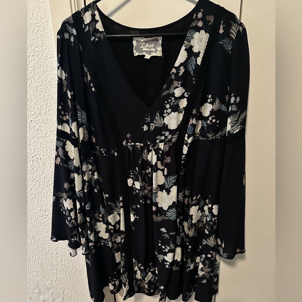 Johnny Was size large mini dress/tunic